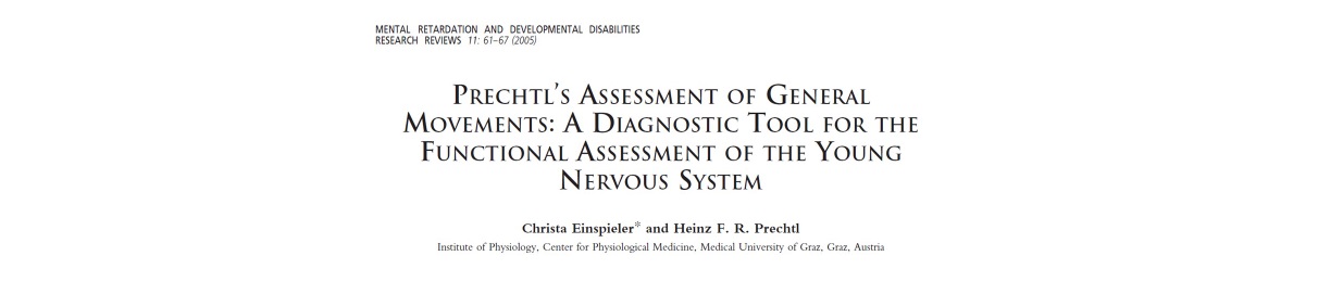 Assesment of general movements review
